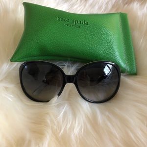 Kate Spade black oversized sunglasses